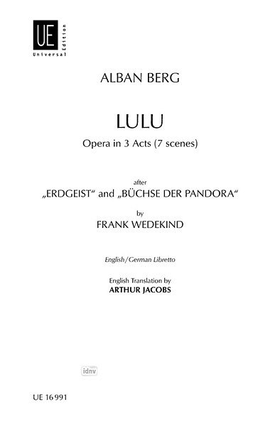 A. Berg: Lulu (1927-1935)