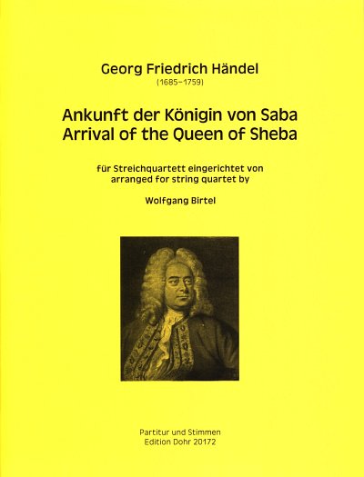 G.F. Händel: Ankunft der Königin von Saba, 2VlVaVc (Pa+St)