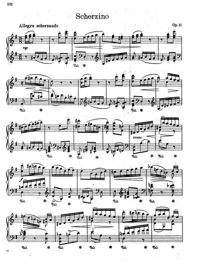 M. Lyssenko: Scherzino op. 11, Klav