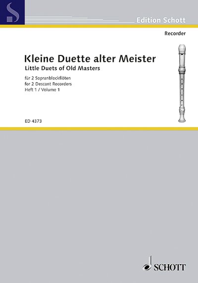 DL: K. Heinz: Kleine Duette alter Meister, 2SbflKlav (Sppa)