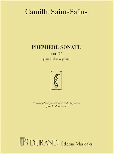 C. Saint-Saëns: Sonate N 1 Op.75 Violoncelle Piano(Ferdinand