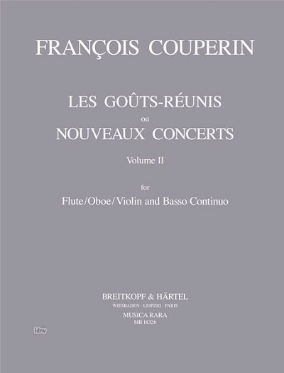 F. Couperin: Les Goûts Réunis ou Nouveaux Concer, Fl/Ob/VlBc