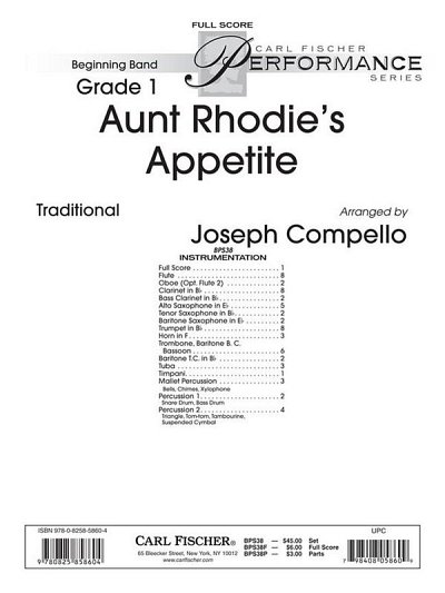 Aunt Rhodie's Appetite, Blaso (Part.)