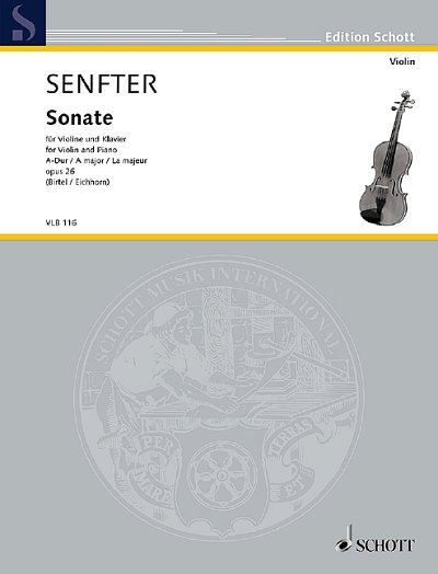 DL: J. Senfter: Sonate A-Dur, VlKlav