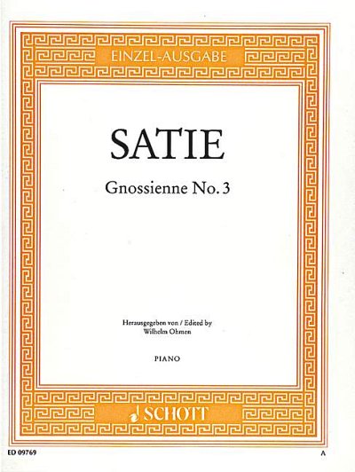 DL: E. Satie: Gnossienne No. 3, Klav