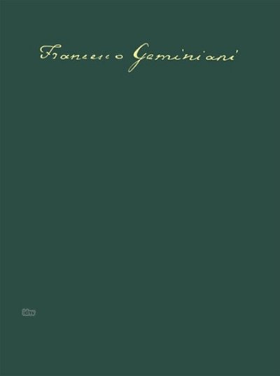 F. Geminiani: L'Art de bien Accompagner op.11 H.432 Volume 15