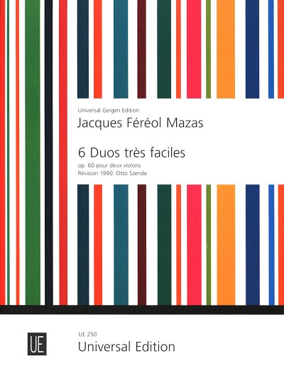 J.F. Mazas: Six Duos tres faciles op. 60, 2Vl (OStsatz)