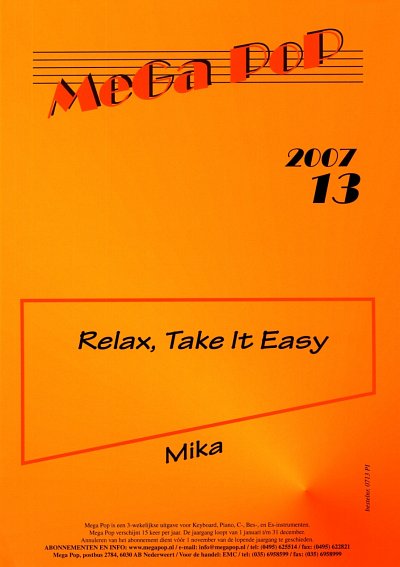 Mika: Relax Take It Easy Mega Pop 2007 13