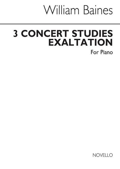 Exaltation (Three Concert Studies), Klav