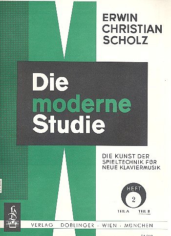 E.C. Scholz: Die moderne Studie 2B, Klav