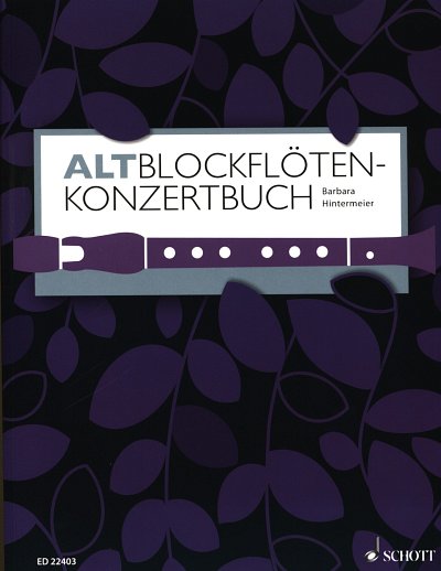 B. Hintermeier: Altblockflöten-Konzertb, AblfKlav (KlavpaSt)
