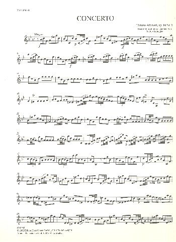 T. Albinoni: Concerto a cinque g-moll op. 10/, VlStrBc (Vl2)
