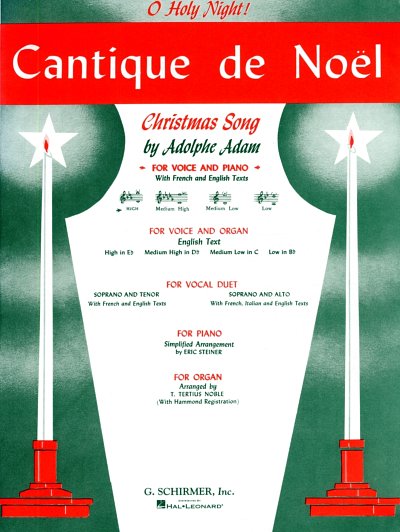 A. Adam: Cantique de Noël (O Holy Night!), GesHKlav
