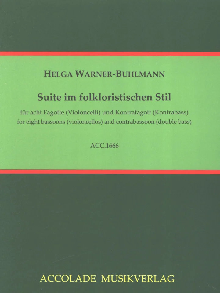 H. Warner-Buhlmann: Suite im folkloristischen , 9Fag (Pa+St) (0)