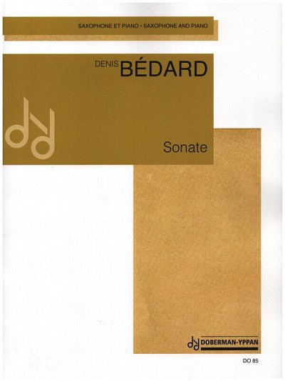 D. Bédard: Sonate, SaxKlav (KlavpaSt)