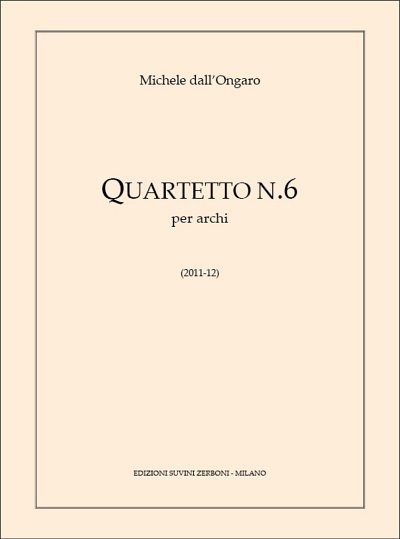 Quartetto N. 6 (Part.)
