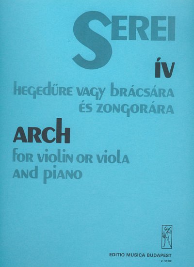 Z. Serei: Arch, Vl/VaKlav (KlavpaSt)
