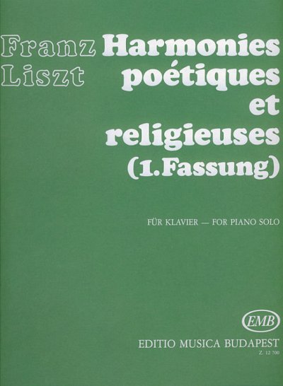 F. Liszt: Harmonies poetiques et religieuses