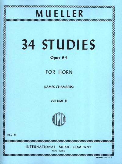 Müller, B.: 34 Studi Op. 64 Vol. 2 (Chambers), Hrn