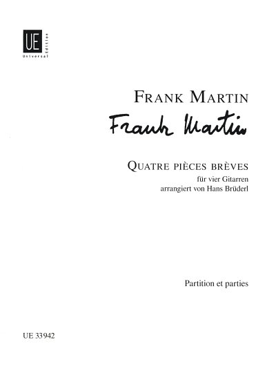 F. Martin: Quatre pièces brèves  (Pa+St)