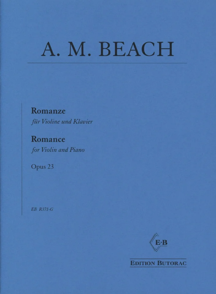 A. Beach: Romanze op. 23, VlKlav (KlavpaSt) (0)