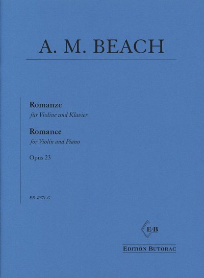 A. Beach: Romanze op. 23, VlKlav (KlavpaSt)