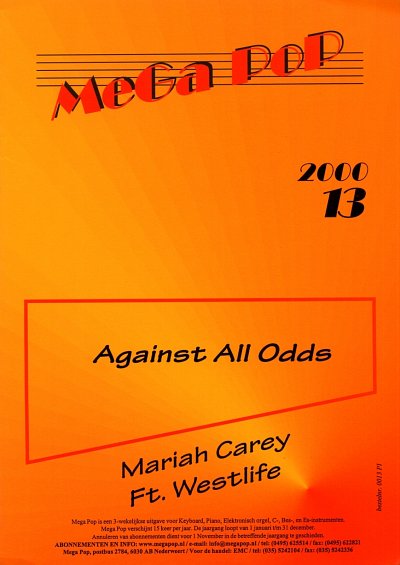 Carey Mariah + Westlife: Against All Odds Mega Pop 2000 13
