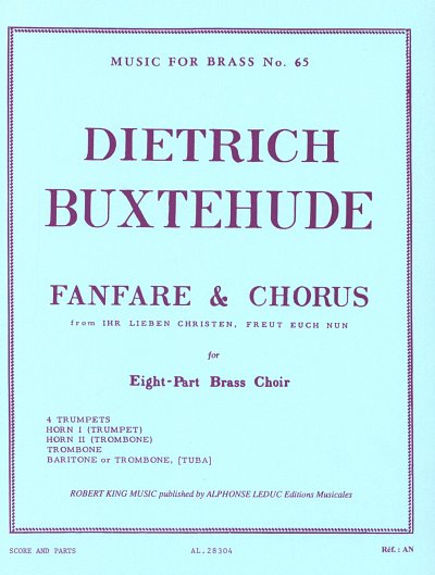 D. Buxtehude: Fanfare and Chorus, Blech8 (Pa+St)