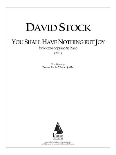 D. Stock: You Shall Have Nothing but Joy, GesMKlav