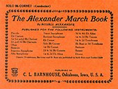 R. Alexander: Alexander March Book, MrchB (Sopsax)