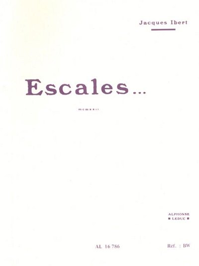 J. Ibert: Escales, Sinfo (Part.)
