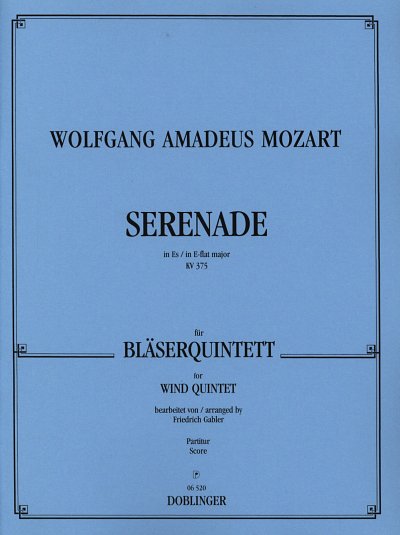 W.A. Mozart: Serenade 11 Es-Dur Kv 375