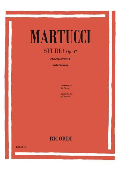 G. Martucci: Studio op. 47, Klav