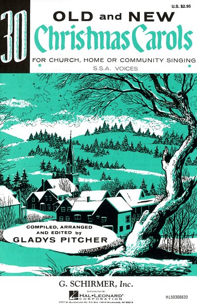G. Pitcher: 30 Old and new Christmas Carols (Upper Voic, Fch