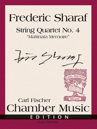 S. Frederic: String Quartet No. 4, 2VlVaVc (Pa+St)