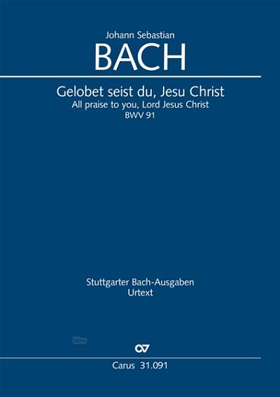 DL: J.S. Bach: Gelobet seist du, Jesu Christ G-Dur BWV 9 (Pa