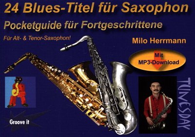 M. Herrmann: 24 Blues-Titel für Saxopho, Asax/Tsax (+medonl)