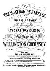 Wellington Guernsey, Thomas Davis: The Boatman Of Kinsale