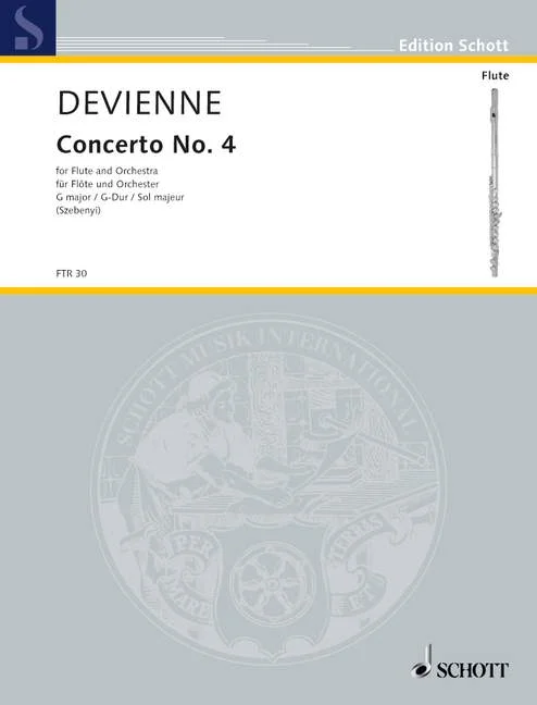 DL: F. Devienne: Concerto No. 4 G-Dur, FlOrch (KASt) (0)