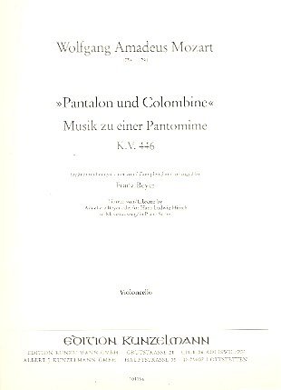 W.A. Mozart: Pantalon und Colombine KV 446, Vc (Vc)