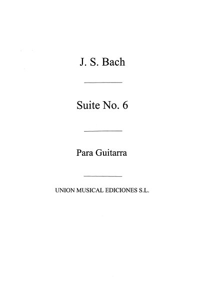 Suite No.6 Orig Para Viola Pomposa