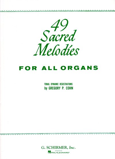 49 Sacred Melodies, Org