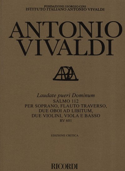 A. Vivaldi i inni: Laudate Pueri Dominum. Salmo 112 Rv 601