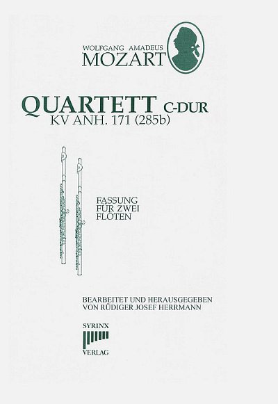 W.A. Mozart: Quartett C-Dur KVAnh. 171 (285b), 2Fl (Sppa)