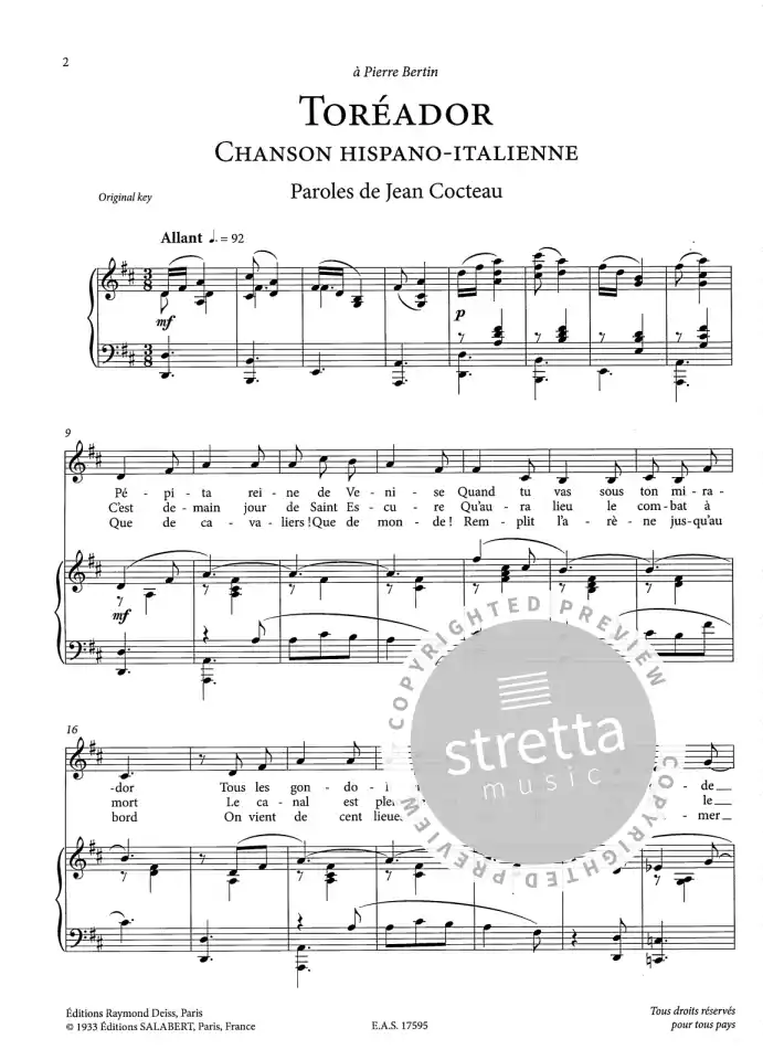 F. Poulenc: 50 Mélodies, GesHKlav (1)