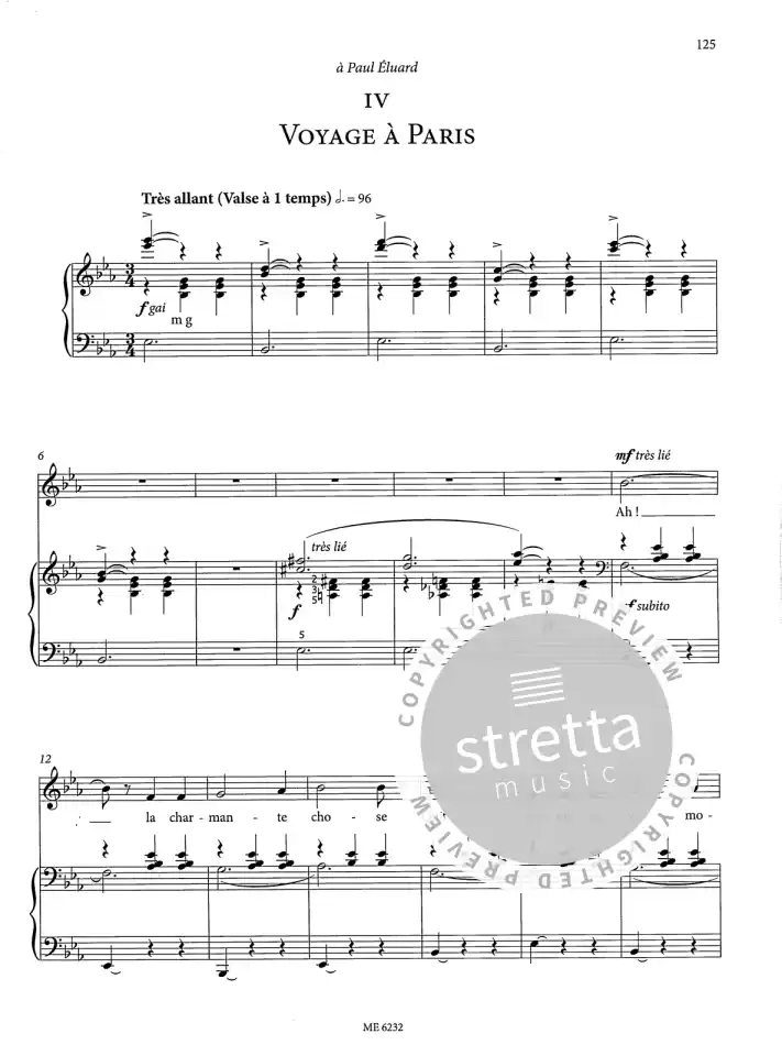 F. Poulenc: 50 Mélodies, GesHKlav (4)