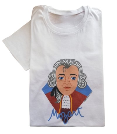 T-Shirt Mozart Größe L
