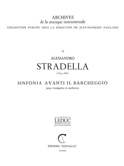 A. Stradella: Symphonia avanti il Barcheggio (Part.)