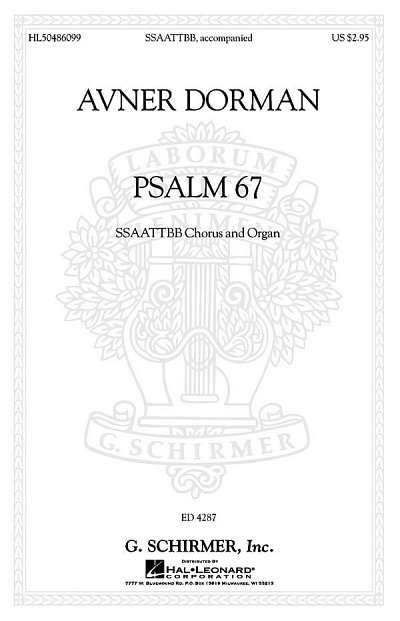 A. Dorman: Psalm 67, GchOrg (Chpa)