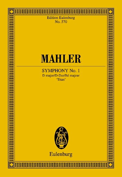 DL: G. Mahler: Sinfonie Nr. 1 D-Dur, Orch (Stp)